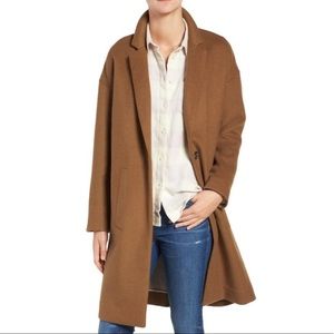 Madewell monsieur camel coat